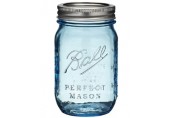 BALL Blue 16oz R/M Pint Jars - โหลแก้วบอลล์ รุ่นเฮอริเทจคอลเลคชั่น 16 ออนซ์